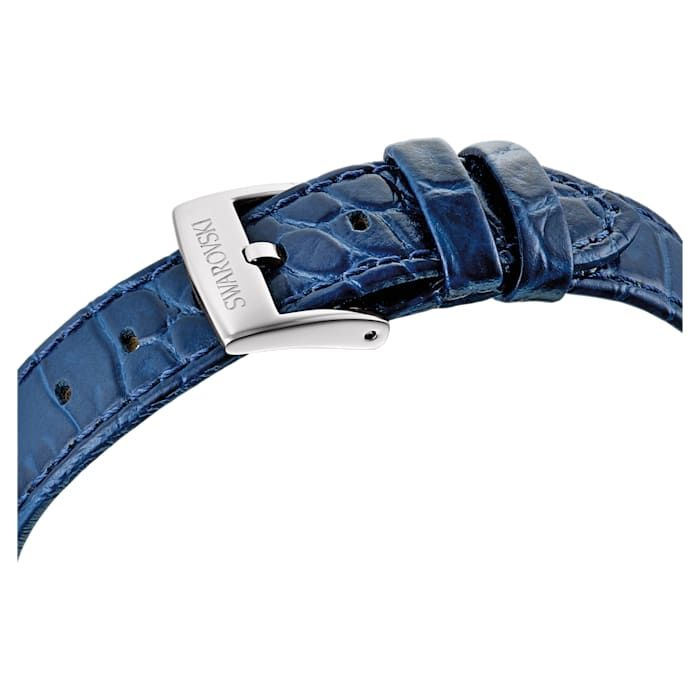 Passage Moon Phase watch, Leather strap, Blue